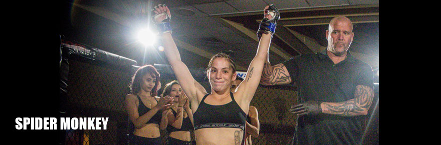 Marisa “Spider Monkey” Belenchia wins pro debut with spectacular first round&nbsp;submission