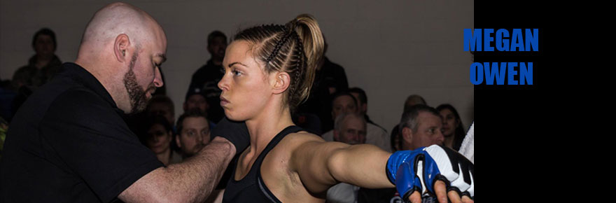 MEGAN OWEN: Up for the challenge CAGE WARS&nbsp;43